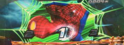 パチスロ アメイジング・スパイダーマンのカットイン緑