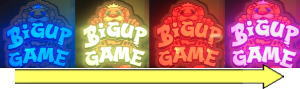 ビッグアップのBIGUP GAMEのロゴ