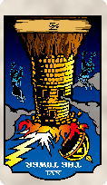 タロットエンペラーの塔カード