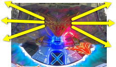蒼穹のファフナーEXODUSの盤面決定時に発光する「フラッシュ」の画像