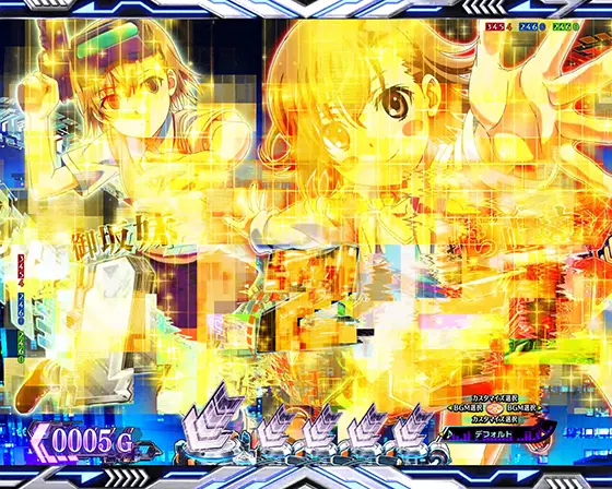 パチンコe一方通行 とある魔術の禁書目録のデジタルノイズ予告