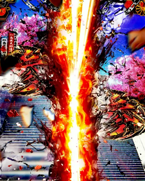 パチンコe新・必殺仕置人 超斬撃99のHYPER 真剣連続予告画像