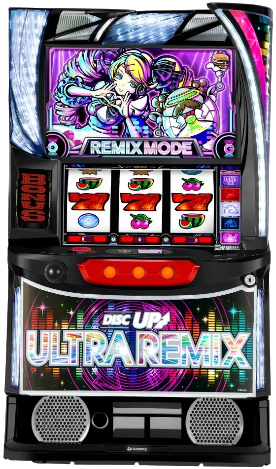 A-SLOT+ ディスクアップ ULTRAREMIXの筐体画像