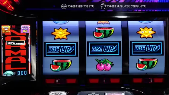 A-SLOT+ ディスクアップ ULTRAREMIXのノーマルビッグボーナス画面