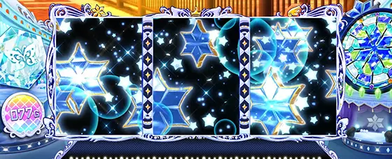 スマスロ アイドルマスター ミリオンライブ！ ネクストプロローグのリールビジョン演出（シンボル：大）