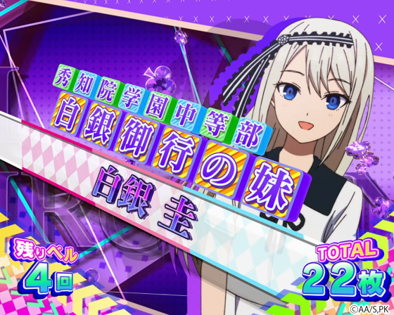 パチスロ かぐや様は告らせたいのREG中キャラ紹介