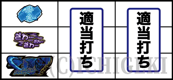 回胴黙示録カイジ 狂宴の打ち方下段青7停止