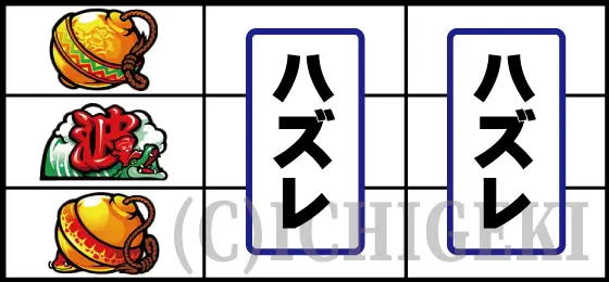 スマスロ 緑ドン VIVA!情熱南米編 REVIVALのリーチ目⑨