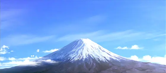 押忍！番長４の終了画面富士山