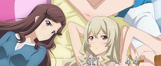 L少女☆歌劇 レヴュースタァライト -The SLOT-のRB終了画面(真矢・クロディーヌ・なな)