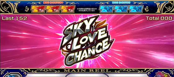 Sky LoveのST中のボーナス:SKY LOVE CHANCE