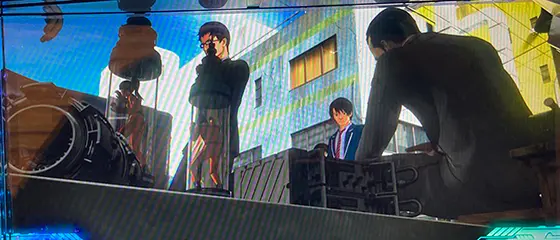 L ULTRAMANの異星人街ステージ