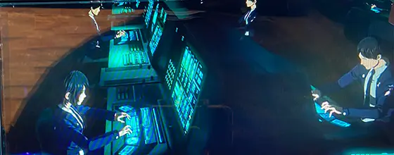 L ULTRAMANの科特隊基地ステージ