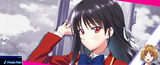 スマスロ ようこそ実力至上主義の教室へのアイキャッチ演出の示唆（白背景）