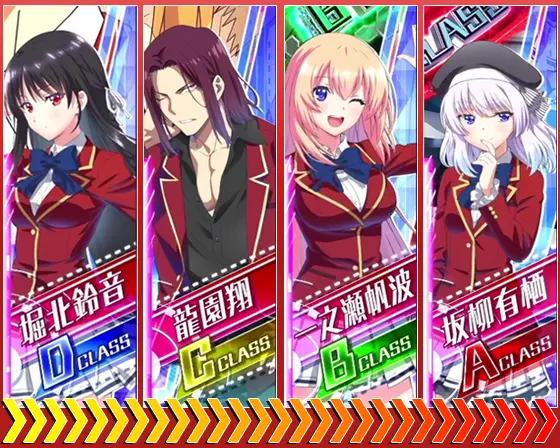 スマスロ ようこそ実力至上主義の教室へのクラスランクについてのサムネイル