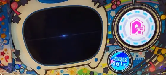 LBパチスロ1000ちゃんAのロングフリーズ（ブラックアウトの瞬間）