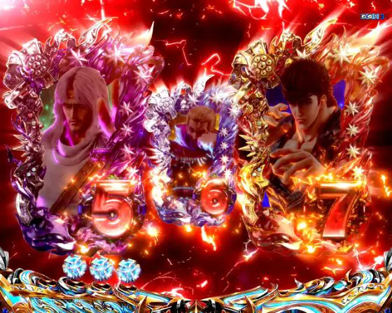 パチンコデジハネP北斗の拳 慈母の強敵ゾーン順目画像