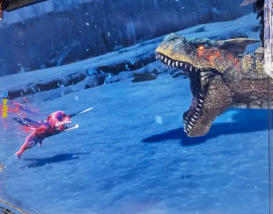 パチンコデジハネPモンスターハンターライズのティガレックス画像