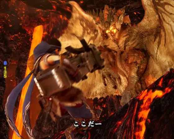 パチンコデジハネPモンスターハンターライズのリオレウス画像