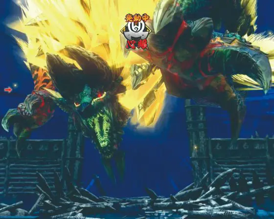 パチンコデジハネPモンスターハンターライズの百竜クエスト画像