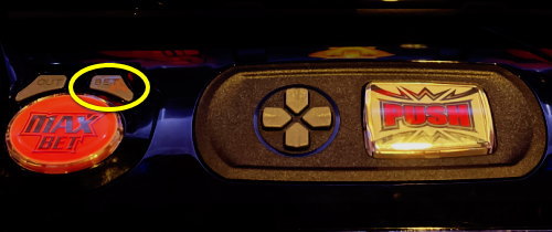 パチスロディスクアップ2の1BETボタンの解説画像