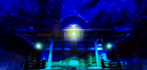 パチスロひぐらしのなく頃に祭２カケラ遊び編の「特殊ステージ」古出神社ステージ