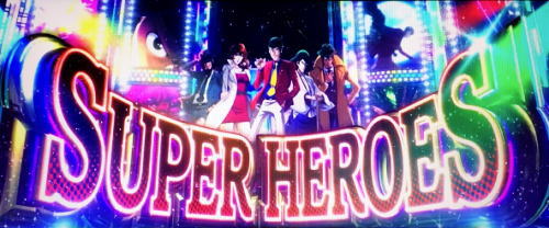Sルパン三世のAT「SUPER HEROES」突入画面
