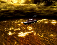 パチンコパチンコCR弾球黙示録カイジHIGH＆LOWの希望の船モードの画像