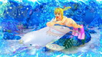 パチンコスーパー海物語ＩＮ沖縄4の加速前兆予告青画像