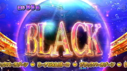 パチンコCR大海物語4 BLACKのチャンスボタン予告BLACK画像