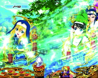 パチンコCR 戦国乙女5～10th Anniversary～の姫神すべる予告の画像