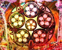 パチンコ真・花の慶次2の極大星梅鉢役物画像