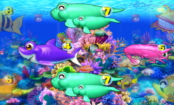 パチンコスーパー海物語の海モードの珊瑚礁リーチ画像