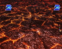 パチンコぱちんこ ウルトラセブン2の地面ひび割れ時の画像