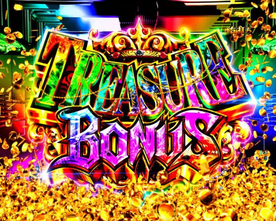 パチンコPルパン三世 ONE COLLECTIONのTREASURE BONUS(7図柄揃い)画像