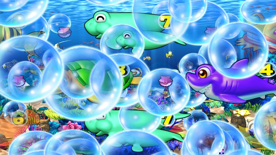 パチンコPスーパー海物語 IN 沖縄5の海大泡の画像