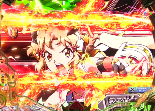 パチンコPフィーバー戦姫絶唱シンフォギア3 黄金絶唱の装者連続カットイン予告画像