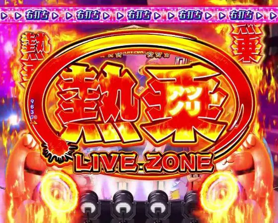 パチンコPやじきた道中記 甘味ver.の熱乗LIVE ZONE画像