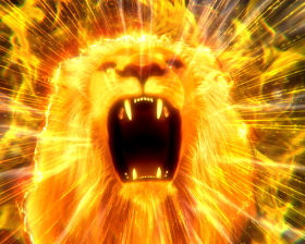 パチンコP野生の王国GO ライトミドルのギガ咆哮演出画像
