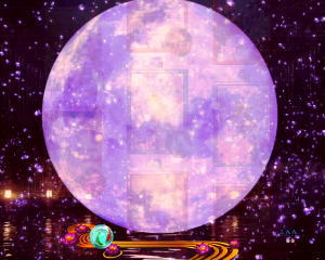 パチンコPAフィーバー真花月2 Light Ver.の満月ゾーンの画像