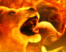 パチンコPA野生の王国GOの動物カットイン演出画像