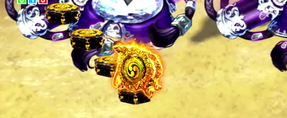 パチンコP いくさの子 戦極最強ドデカ199ver.の金保留の画像