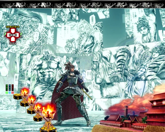 パチンコP いくさの子 戦極最強ドデカ199ver.のいくさゾーンの画像