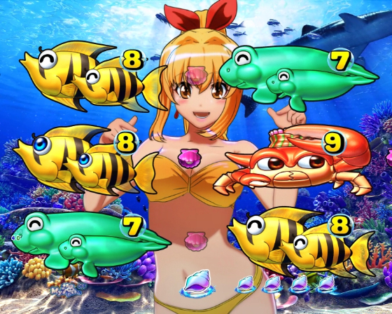 PA海物語 極JAPAN Withナギナミのマリンちゃんリーチの画像