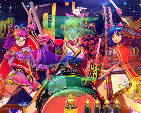 PA海物語 極JAPAN Withナギナミの神輿ステップアップ予告の画像