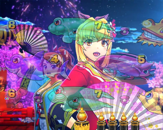 PA海物語 極JAPAN Withナギナミの扇子リーチの画像