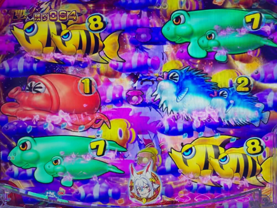 PA海物語 極JAPAN Withナギナミの魚群予告の画像