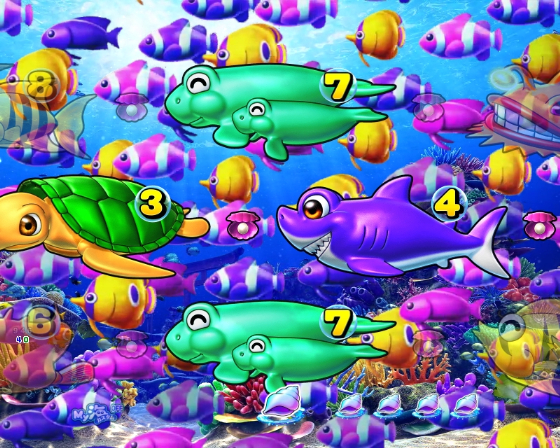 PA海物語 極JAPAN Withナギナミの魚群予告の画像