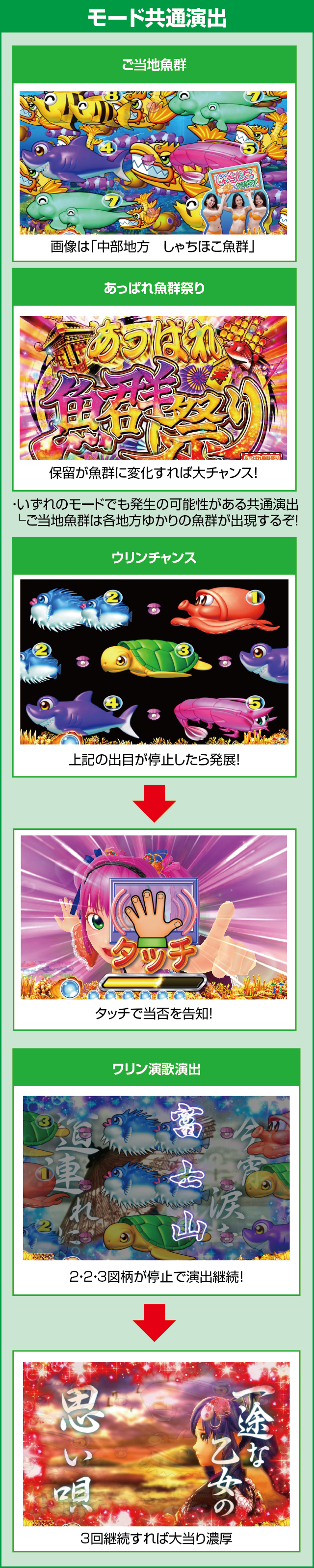 CRスーパー海物語IN JAPAN　金富士バージョン 199ver.のピックアップポイント